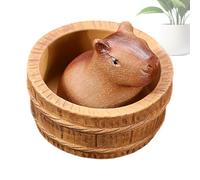 Genérico Small Tea Pet | Capybara Tea Pet | Purple Clay, Handmade Capybara Statue Ornaments, AnimalTea Figurine, Sculpture Crafts Chinese Set, Decors Art
