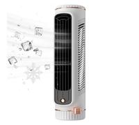 Genérico Small Tower Fan - Rechargeable Bladeless Silent 3 Speeds Fan