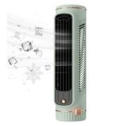 Genérico Small Tower Fan - Rechargeable Bladeless Silent 3 Speeds Fan