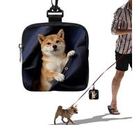 Genérico Small Treat Bag, Lightweight Training Holder, Walking Pouch with Secure Closure, Soft Polyester Pocket Snack Carrier, Pet Snack Bag with Modern Style, Dog Accessory for Outdoor Walking