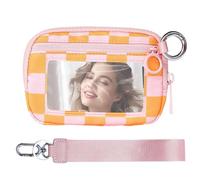 Genérico Small Wallet for Women | Credit Card Holder Wristlet Wallet | Waterproof Coin Pocket & ID Window for Women & Girls | Compact & Stylish Wallet, rosa, Se référer au descriptif, Consulte la