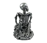 Genérico Small Wine Rack, Halloween Skull Counter Display, Resin Skeleton Bottle Holder, Spooky Storage Organizer for Wines or Spirits, Kitchen, Pantry, Cabinet, Bedroom, Halloween Decorations