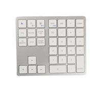 Genérico Small Wireless Keyboard, 35-Key Compact Mechanical Keypad, Typing Handheld, 5.71x4.8x0.59Inches Portable Efficient for Personal, Compact Design, Wireless Connection