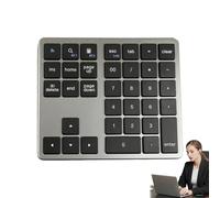 Genérico Small Wireless Keyboard, 35-Key Compact Mechanical Keypad, Typing Handheld, 5.71x4.8x0.59Inches Portable Efficient for Personal, Compact Design, Wireless Connection