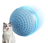 Genérico Smart Cat Toy Balls, Automatic Moving Ball Cats, 3.6/3.6/3.6 Inches, Rechargeable Electric Kitten Toys, Interactive Pet Entertainment for Small, Large Pets, Blue and Yellow