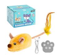 Genérico Smart Cat Toy - Realistic Mice Interactive Toys for Indoor Cats, Remote Control Plush Doll + Motion Sensors | ABS Polymer for Kitten Ejercise & Boredom Relief