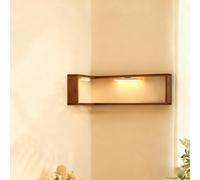 Genérico Smart Corner Shelves That Light up Your Space, Illuminated Corner Shelf for Figurines and Collectibles, Modern Wall-Mounted Display Rack Stand for Living Room, Study, Bedroom (1Pcs)