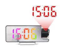 Genérico Smart Digital Ceiling Clock - Temp Sensor, Alarm Display Time Management Tool Clear Visual Projection Aid | Keeping Maintaining Preserving Safekeeping For Apartment Living Room