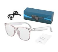 Genérico Smart Glasses, Language Translation Smart Eyeglasses, Music Playback Real-Time Translating Electronics, Supports 144 Languages for Working, Traveling, Meeting and Fishing, 14.8x15cm