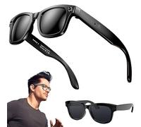 Genérico Smart Glasses with Camera, Smart Glasses with Camera and Bluetooth, Anti-Blue Light Glasses for Men Women,Video Recording,Music Playback,Hands-Free Calling (Sunglasses)