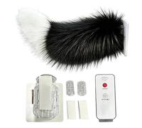 Genérico Smart Motion Tail, Rechargeable Auto Ornament Kit, Dynamic Moving Decoration with Remote Driven Mechanism System, High Durability Car Exterior Gadget Set, Fun Realistic for Road Trips