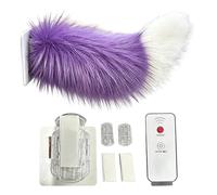 Genérico Smart Motion Tail, Rechargeable Auto Ornament Kit, Dynamic Moving Decoration with Remote Driven Mechanism System, High Durability Car Exterior Gadget Set, Fun Realistic for Road Trips