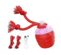 Genérico Smart Rolling Cat Ball, 9.9x5.8cm Electric Interactive Toy with High-Strength Polyester PU for Exercise, Boredom Prevention, Home, Living Room, Travel Use