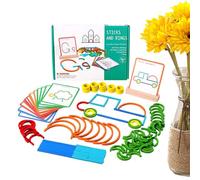 Genérico Smart Sticks - Educational Puzzle Game | Logic Thinking Training Girls Elementary Students Classroom Homeschooling School Family Nights