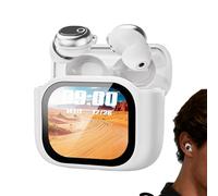 Genérico Smart Translation Earphones - Multilingual AI Voice Converter, Wireless Device with Sturdy Clear Audio Technology, Ideal for Students Work Travel International Meetings and Vacation Use