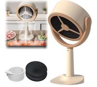 Genérico Smoke Away Purifier Fan,Lorivu Portable Smoke Purifier, Indoor Kitchen Mini Fan Range Hood,Smokes Filter Smokes Purifiers Fans, Plug or Charge, for hot pot and BBQ (Rechargeable version)