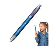 Genérico Smooth Ballpoint Pens | Replaceable Writing Pens With Pencil And 5 Colors | Spring Retractable School Supplies | Multifunctional Stationary For Writing | Learning Working