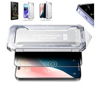 Genérico SmoothShield 2 Packs - Tempered Glass Screen Protector, Auto Dust Free & Install Privacy, with Anti - Scratch Anti. for iPhone 16/15/14/13/12 Pro Max Plus (Privacy,14pro)
