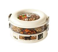 Generico Snack Box Apilable de ancha giratoria de 6 rejillas | Contenedor para aperitivos: contenedores para familia, estudiantes, adultos, hombres, mujeres, cocina, hogar, interior, oficina