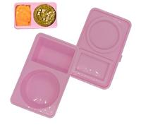 Genérico Snack Containers, Portable Food Box, Leak-Proof Double Compartment, Secure Fitted Lid, Reusable Compact Design, Perfect for Meal Prep, School Lunches, Travel Snacks