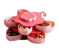 Genérico Snack Platter Divided Serving Tray Organizer, Organizers | Perfect For Home Office Camping Picnic Party Candy Chocolate Cookie Dessert Food Presentation Sharing Hosting, 10.63x5.12 Inches