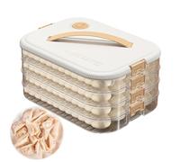 Genérico Snack Storage Container - Stackable Food Storage Boxes, Large Cookie Containers, Food Storages Containers, Refrigerator Storages Box Foods Snack Container For Dumplings Pasta Noodles Lasagna