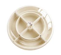 Genérico Snack Tray With Lid - Clear Divided Airtight Lid Food Tray | Transparent Storage Container, For Party Picnic Fridge Pantry Nut Candy Kitchen Travel