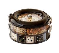 Genérico Snackle Box Food Storage Platter - Portable Snack Tray For Veggies, Candy, Nuts, Fruits, Strawberries | Picnic, Home, House, Kitchen With Aesthetic Appeal