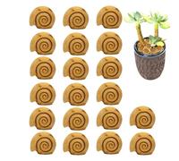 Genérico Snail Shell Statue, Resin Small Snail Shells Decor, Miniature Collectible Toys, Realistic Garden Ornaments, Sturdy Resins Craft Figures, Ideal for Desk Flower Pot Pathway Patio Backyard