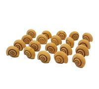 Genérico Snail Shells Sculpture, Garden Decoration, 0.75x0.67 Inches Resin Miniatures, Fish Tank Accent for Pathway, Flower Pot, Patio, Farm, Aquarium, Bookshelf, Yard, Desk, Driveway