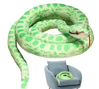 Genérico Snake - 43.31 Pulgadas de Peluche Serpiente Gigante | Animal de Peluche Boa Constrictor, Regalos de de Halloween para Las Edades, niñas niños Halloween Peluche Grande