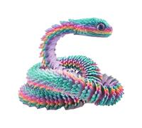 Genérico Snake articulada Impresa en 3D, Juguete de Serpiente de Serpiente,Juguete de inquietud Flexible articulado Realista | Desktop Juntas Flexibles Toyes sensoriales de para Dormitorio, habitació