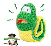 Generico Snake Dog Toy Plush | Interactive Squeaky Dog Foraging Toy | Long Stuffed Snake Chew Ţoy For Puppies & Dogs | Teeth Cleaning Plush oy For Training & Enrichment