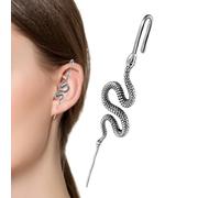 Genérico Snake Earrings for Women - Dangle Serpent Jewelry for Daily Wear and Parties | Alloy with Elegant Detailing, Lightweight Comfortable Design, Trendy Gift Idea for Friends