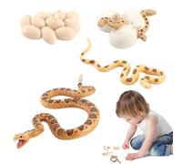 Genérico Snake Growth Cycle - PVC Biological Model Toyy | Life Cyclle Figuras Toy Set, Simulación Solid Snakke Growth Cycle Mold Figure Toy, Realistic Snake Ornamnet