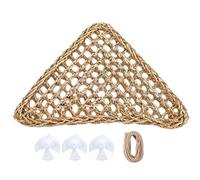 Genérico Snake Hammock - Reptile Climbing Rest, Suction Cup Mounted Ladder Hammock with Support Mesh, Gecko Tank Accessory, Bearded Dragon Climbing Toy, Terrarium Exercise Rest for Home Cage