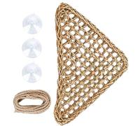 Genérico Snake Hammock Reptile Ladder, 3.1x3.1x6.7cm Hay Rope Suction Cup Realistic Gecko Tank Accessories, Lizard Cage Decoration, Small Animal Resting, Pet Habitat
