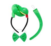 Genérico Snake Headpiece Kids - Dress Up Prop with Bowtie Tail