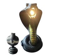 Genérico Snake Night Light, Scary Snake Figurine Nightlight, Exquisite Glow and Stylish Design, Compact Ideal for Bedside, Study, Dorm, Workplace, Spooky Room Decor, Halloween Home Display