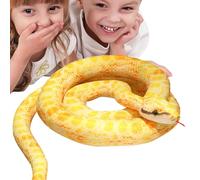 Genérico Snake Plush - 110cm Large Snake Stuffy | Realistic Boa Constrictor Plush Snakee, Stuffed Animal Throw Pillow for Halloween Party Favors