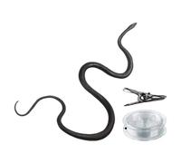 Genérico Snake Prank String Toy - Realistic Jump Scare for Party Use | Elastic Rope Fake Snake Gag Surprise Decoration Halloween Fun Trick Novelty Prank Toy Set Home Office Gift Item 120cm