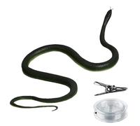 Genérico Snake Prank String Toy - Realistic Jump Scare for Party Use | Elastic Rope Fake Snake Gag Surprise Decoration Halloween Fun Trick Novelty Prank Toy Set Home Office Gift Item 120cm