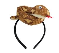 Generico Snakes Hair Bands - Animal Headband Plush | Animal Ear Headbands | Soft Comfortable Women's Headbands | Unique And Eye-Catching Snake Headband | Snake Costume For Parties, And Events