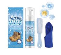 Genérico Sneaker Reiniger Set 100ml - Schuhpflege Reinigungsset | Sanfter Leder Canvas PU Schuhreiniger mit Bürste und Tuch | Effektive Schuhreinigung für Sneaker Boots Casual Schuhe Fußbekleidung