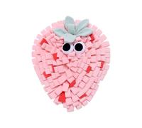 Genérico Sniffing Mat for Dogs - Strawberry Fruit Shaped SnuffleMat, Fun Enrichment Puzzle Toy, Puppy Slow Feeder Sniffing Pad | Interactive Dog Foraging Mats for Medium Large Breeds Training Playing