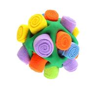 Genérico Sniffing Toys - Colorful Rubber 10cm | Sniff Ball Interactive | Washable Puzzle Ball | Treat Dispenser For Indoor Outdoor Play and Training