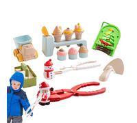 Genérico Snow Ball Maker Mold, Snow Brick Maker, 13.78x4.33in Shaper Molds, PortableBlock Makerimh Clip, Outdoor Sand Toys for Snowball Fights, Winter Play, Fun