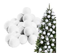 Generico Snow Toy Balls - 30 piezas Artificial Soft Fun Party Supplies | Winter Toys for New Year Special Occasions Kids Company Offices Study Bedroom Living Room Home Park Garden