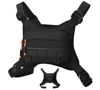 Genérico Snowboard Chest Pack | 25x15x5cm Adjustable Lightweight Vest | Versatile Chest Vest, Advanced Sweat Management For Women Hiking Travel Gym Camping Fishing Cycling Outdoor Skiing Commuting