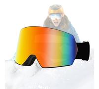 Genérico Snowboard Goggles, Windproof Double Layer Anti-Fog Ski Goggles for Children, Youth, Boys, Girls, Men, Women, Adults, Winter Sports Protection